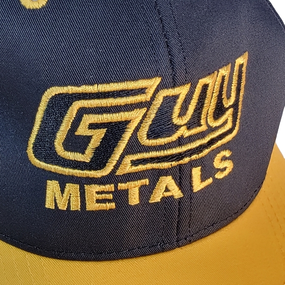 Guy Metals Iowa Hawkeyes Black/Gold Vintage Baseball Cap Hat Men's Large - Picture 13 of 13